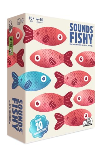 Big Potato Sounds Fishy Board Game The Bluffing Family Game for Kids 10  Best New Family Quiz Games Trivia Games for Groups of People - Image 1