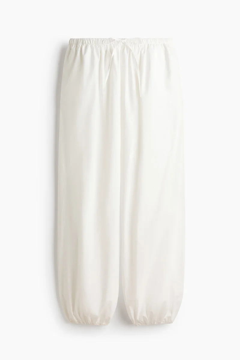 H&M Cotton balloon trousers