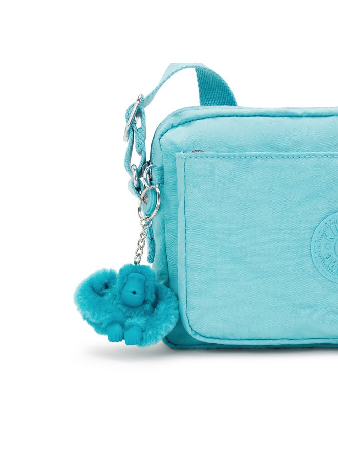 kipling Abanu M Deepest Aqua Medium Crossbody Bag  - Image 5