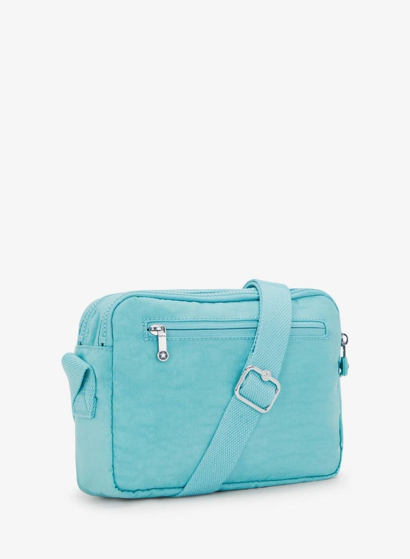 kipling Abanu Medium Unisex Crossbody Bag - Deepest Aqua - Image 2
