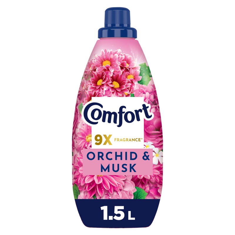 Concentrate Fabric Softener Orchid & Musk 9x fragrance 1.5 Litres