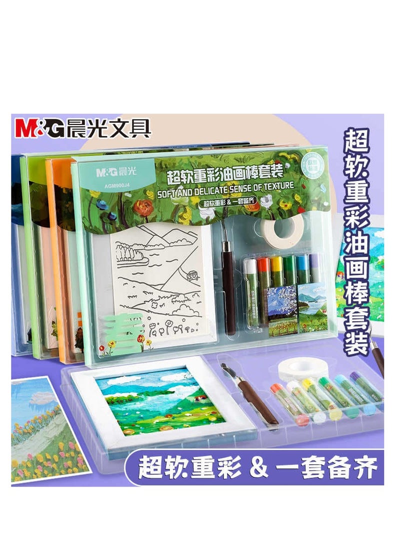 M&G Chenguang Super soft heavy color oil pastel set - No:AGM900J7 - Image 1