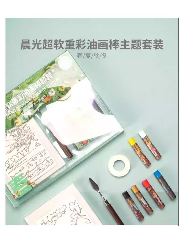 M&G Chenguang Super soft heavy color oil pastel set - No:AGM900J7 - Image 5