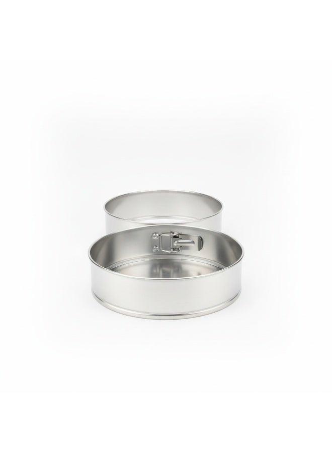 GUARDINI Stainless Steel Baking Mould with Springform Base 24cm Cake Tin - Image 1
