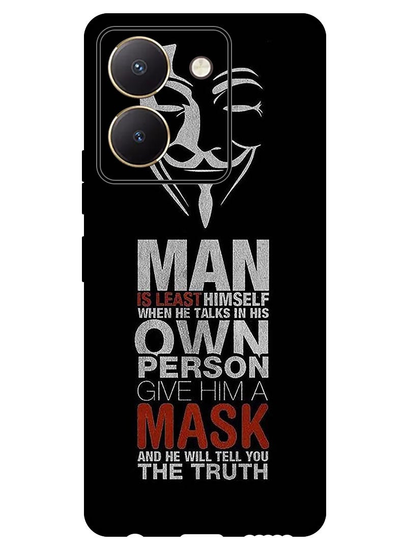 Theodor Protective Case Anti Scratch Shock Proof Bumper Cover For Vivo Y27s Man - Image 1