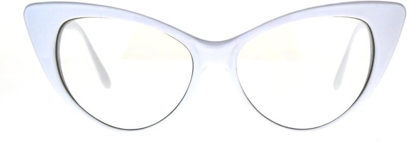 SA106 Womens Goth Mod Chic Classic Retro Cat Eye Optical Glasses - Image 1