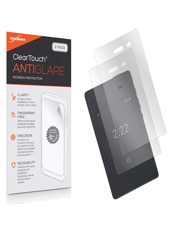 BoxWave Screen Protector Compatible with Light Phone II - ClearTouch Anti-Glare (2-Pack), Anti-Fingerprint Matte Film Skin for Light Phone II - Image 1