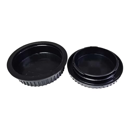 SHOPEE Body Cap & Camera Rear Lens Cover Compatible with Canon EOS EF EF-S Mount 1D 1DS Mark II III IV 7D Mark II D30 D60 50D 60D 60DA 5D Mark II Mark III 7D T7i XT XTi XSi T3 T3i T4 T4i - Image 2