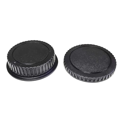SHOPEE Body Cap & Camera Rear Lens Cover Compatible with Canon EOS EF EF-S Mount 1D 1DS Mark II III IV 7D Mark II D30 D60 50D 60D 60DA 5D Mark II Mark III 7D T7i XT XTi XSi T3 T3i T4 T4i - Image 1