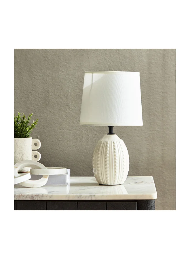 Home Box Caspian Ceramic Table Lamp 18 x 31 x 18 cm