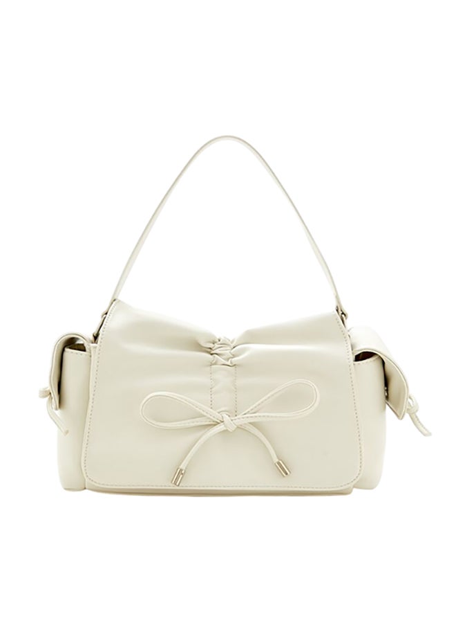 FOREVER 21 Ruched Bow Shoulder Bag - Image 1