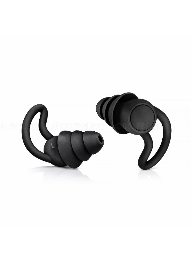 GULFSELECT Ear Plugs for Sleeping Swimming, 1 Pair Reusable Silicone Moldable Noise Cancelling Earplugs for Shooting Range, Swimmers, Concerts, Airplanes, Travel, Work, Studying WHITE (Loop Comfort) - Image 1