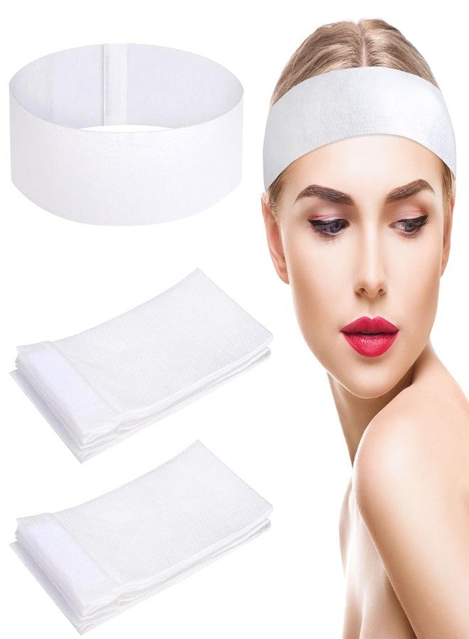 Nidy® Disposable Headbands for Facials, Disposable Headbands for Spa Esthetician Supplies Esthetician Headbands Stretch Headbands for Women's Hair Pack of 50 - Image 1