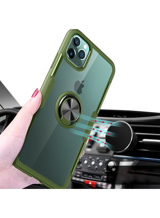 Zaboon Case For iPhone 11 Shockproof Transparent TPU + Acrylic Protective Case with Ring Holder - Image 3