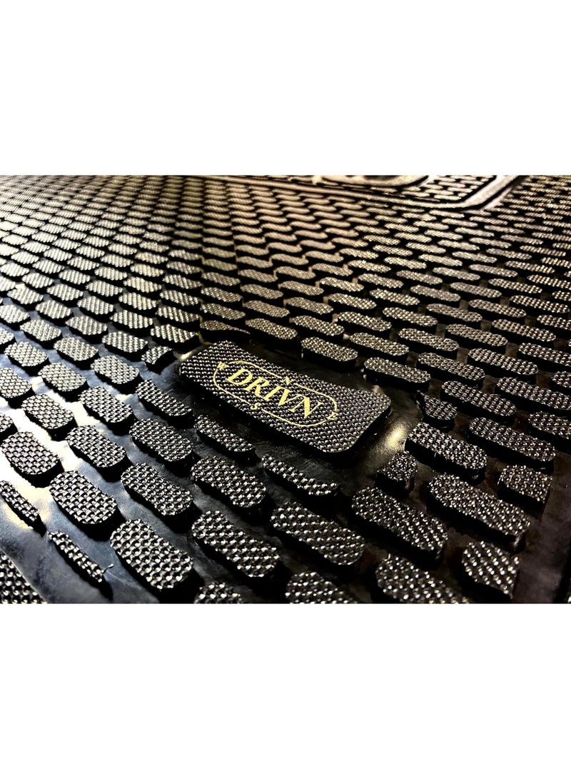  م م ذ ح م ش ﻦﻔﻳرد بطانة سجادة صندوق الأمتعة المطاطية لسيارة فورتشنر GD6 وفتحات المقعد اليسرى - Image 3