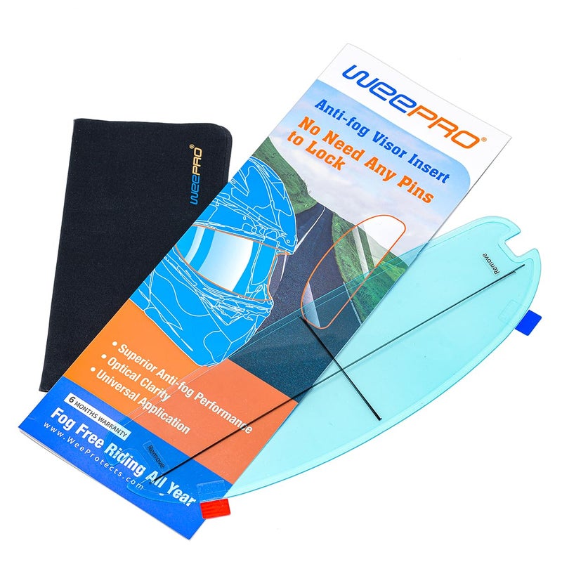 RVBASICS Full Face Helmet Shield Anti Fog Film for Motorcycle Helmet Visor Insert FogResistant 346 x 107 - Image 3