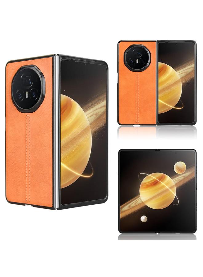 اس-توب جراب هاتف لهاتف Honor Magic V3 بغطاء خلفي بخياطة بنمط بقرة - Image 1