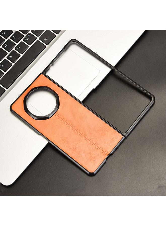 اس-توب جراب هاتف لهاتف Honor Magic V3 بغطاء خلفي بخياطة بنمط بقرة - Image 2