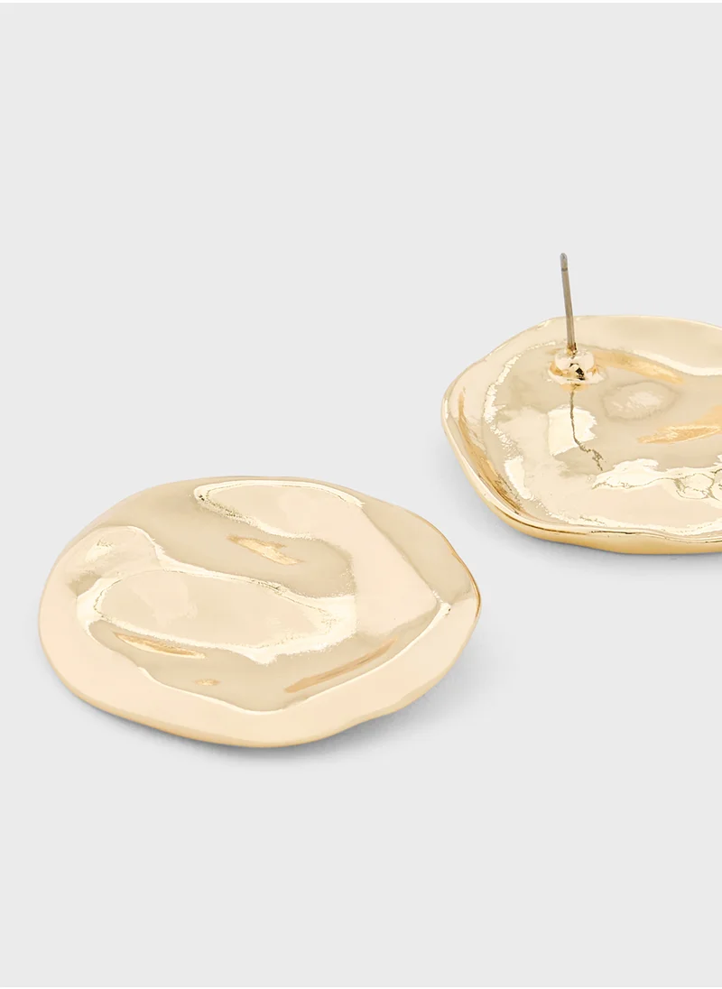 ELLA Molten Stud Earrings