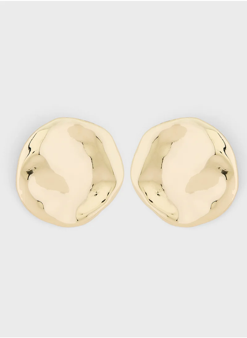 ELLA Molten Stud Earrings