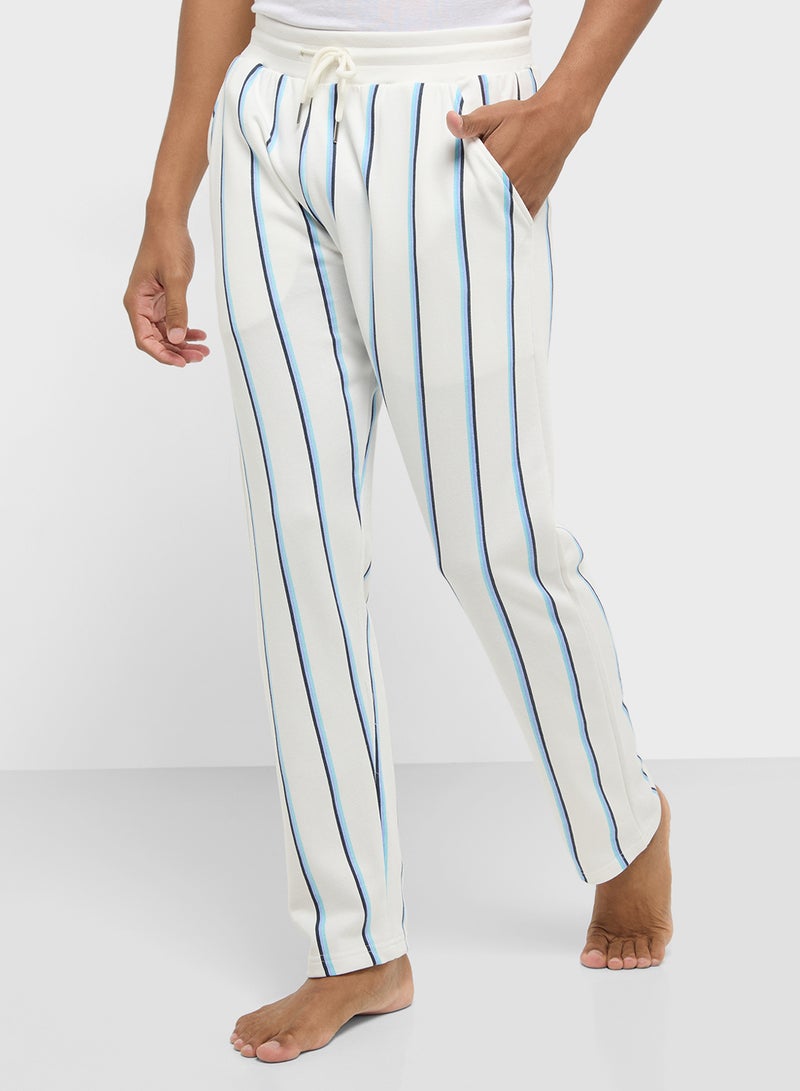 Seventy Five Printed Stripe Trouser Set  - Image 4