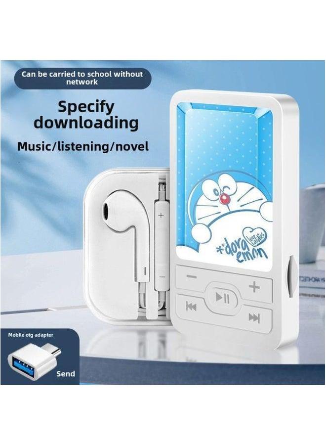 Students Listen To Music Mp3 Walkman High School Boys And Girls Mini Portable Sports Player-Body Color:A1 Cole Duck-Memory Capacity:External Sound Version 32g Can Save 8000 Songs + 4-piece Set - Image 2