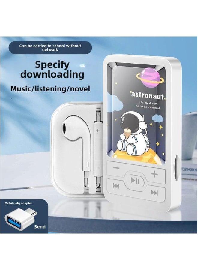 Students Listen To Music Mp3 Walkman High School Boys And Girls Mini Portable Sports Player-Body Color:A1 Cole Duck-Memory Capacity:External Sound Version 32g Can Save 8000 Songs + 4-piece Set - Image 5