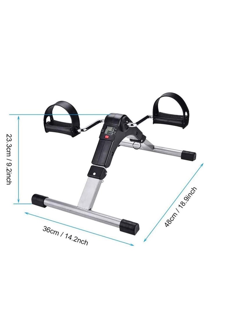 Generic Exercise Bike Pedal Exercise Machine Bicycle Portable Arm Home Pedal Exercise Machine Gym Fitness Training With Lcd Monitor  - Image 2