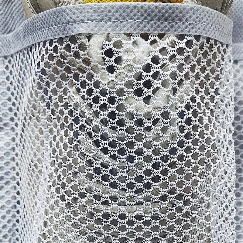 ماجيك ليدي 24 Pocket Organizer Gray Mesh Multi-Purpose Behind-the-Door Organizer Clothes and Shoes Organizer