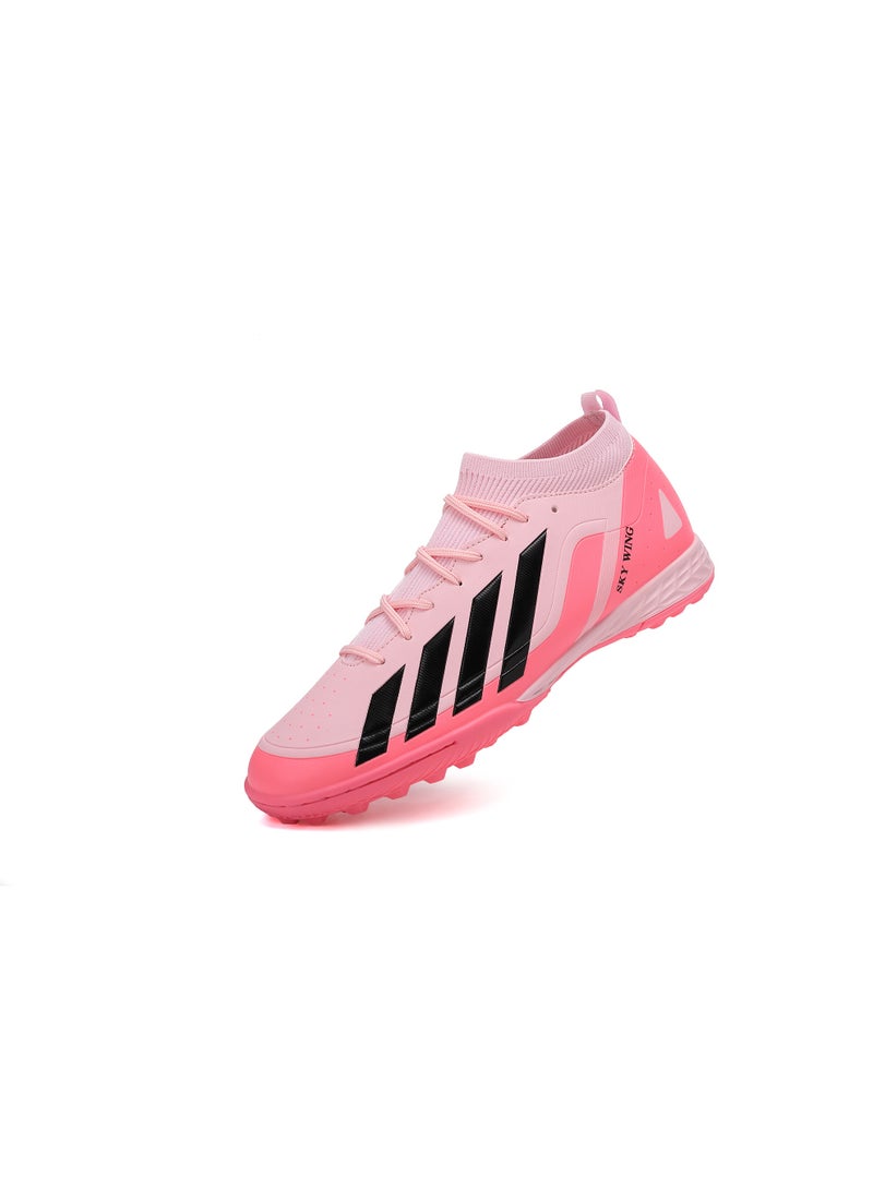 SKY WING Unisex Soccer Cleats Lightweight Lacing System IC/IN Sole Multi-Color face Men And Women Football Shoes with Ankle Support for Beginners to Advanced Players - Image 1