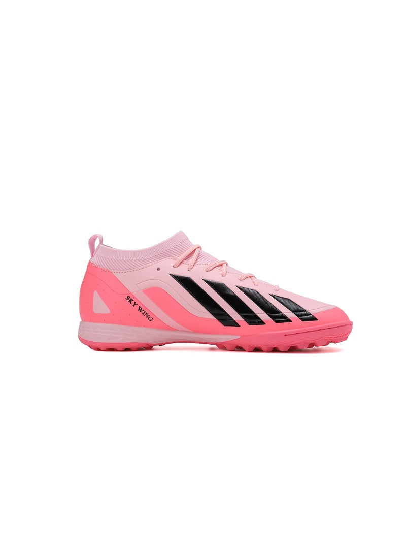 SKY WING Unisex Soccer Cleats Lightweight Lacing System IC/IN Sole Multi-Color face Men And Women Football Shoes with Ankle Support for Beginners to Advanced Players - Image 4