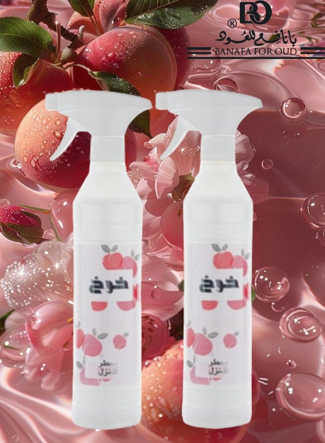 بانافع 2 قطع معطر منزل خوخ 500مل - Image 1