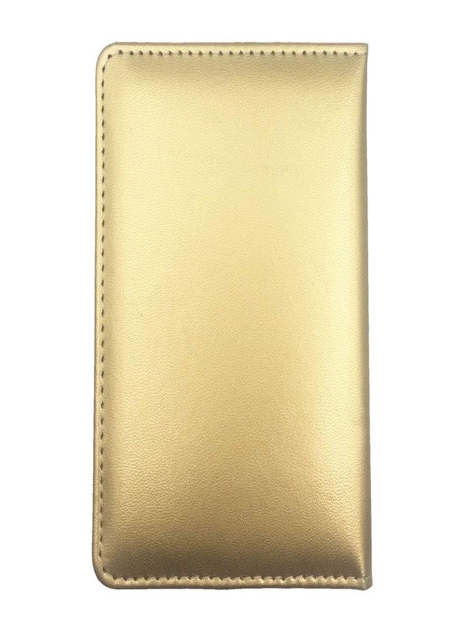 Missmore PU Leather Passport Cover with Gold USA Logo Printed for Travel (Champagne) - Image 3