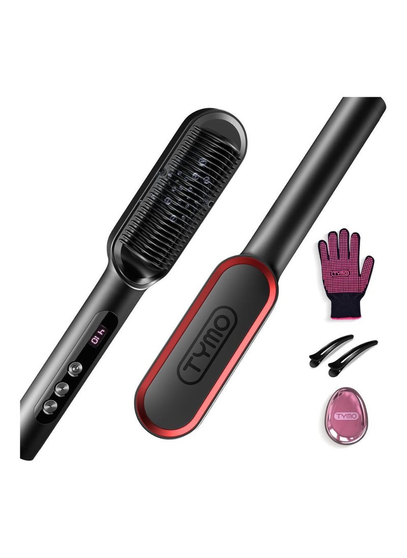 TYMO TYMO Ring Plus Hair Straightener with Built-in Comb, Black Color  - Image 1