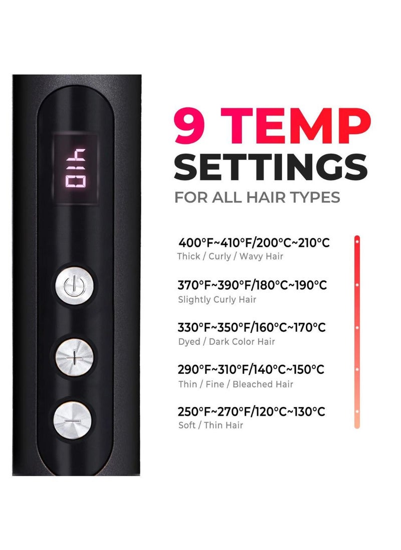 TYMO TYMO Ring Plus Hair Straightener with Built-in Comb, Black Color  - Image 5