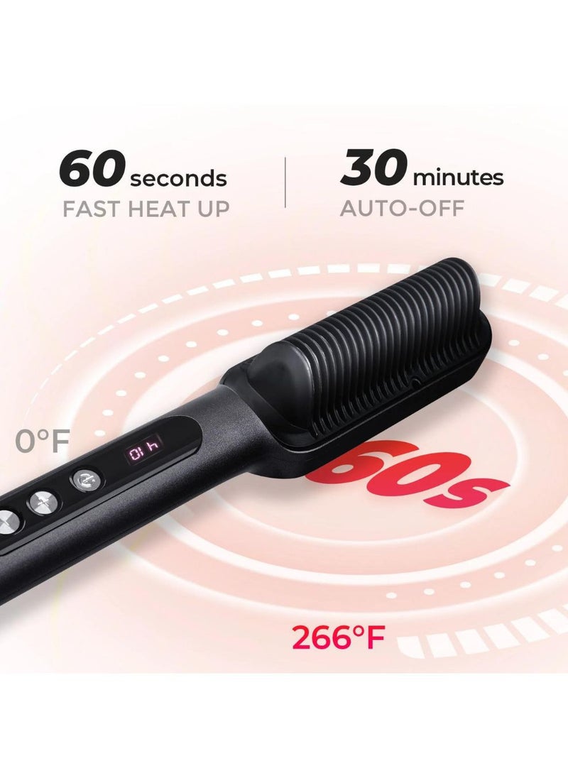 TYMO TYMO Ring Plus Hair Straightener with Built-in Comb, Black Color  - Image 4