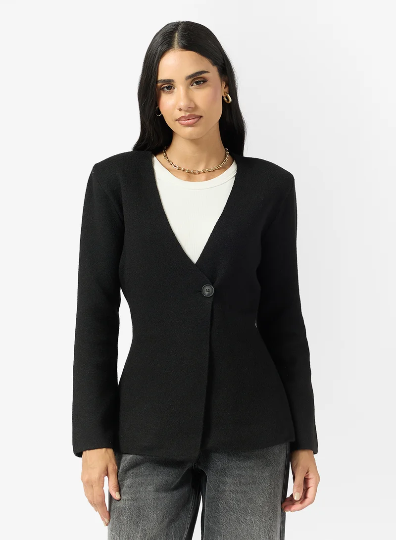 ONLY One Button Detail Cardigan