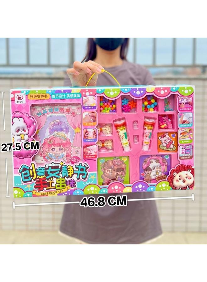 Bluejw Children's High-value Hand Book Cute Cartoon Quiet Book Creative Notebook Gift Suit Organization Wholesale - Image 1