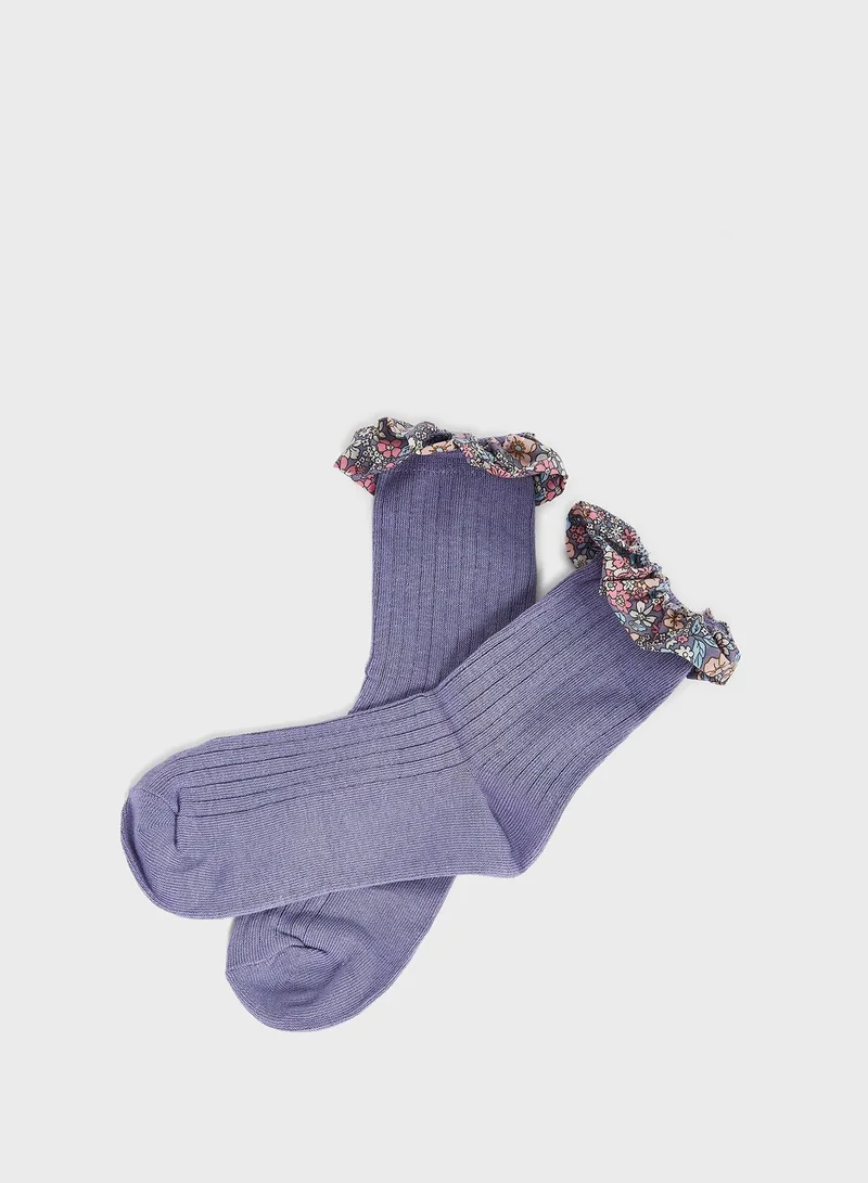 Cotton On Kids 3Pk Crew Cut Socks