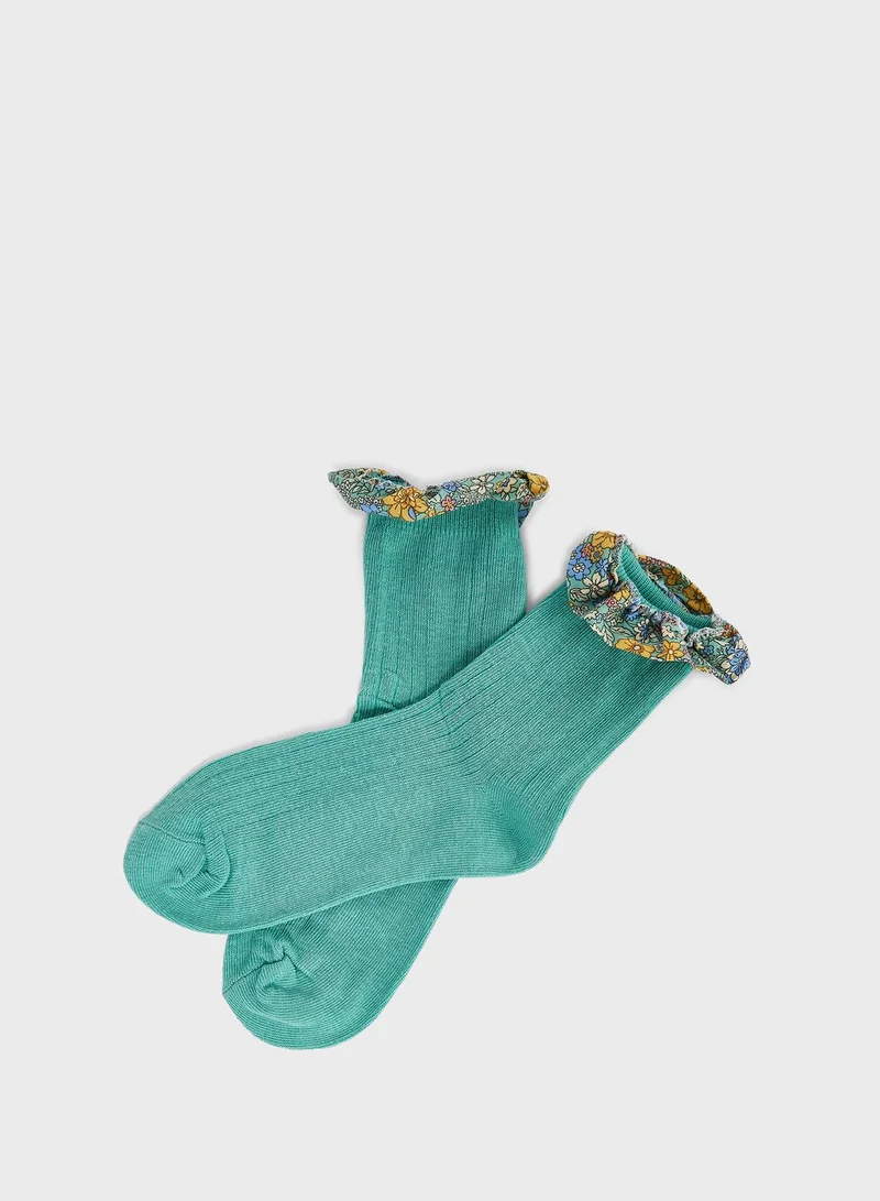 Cotton On Kids 3Pk Crew Cut Socks