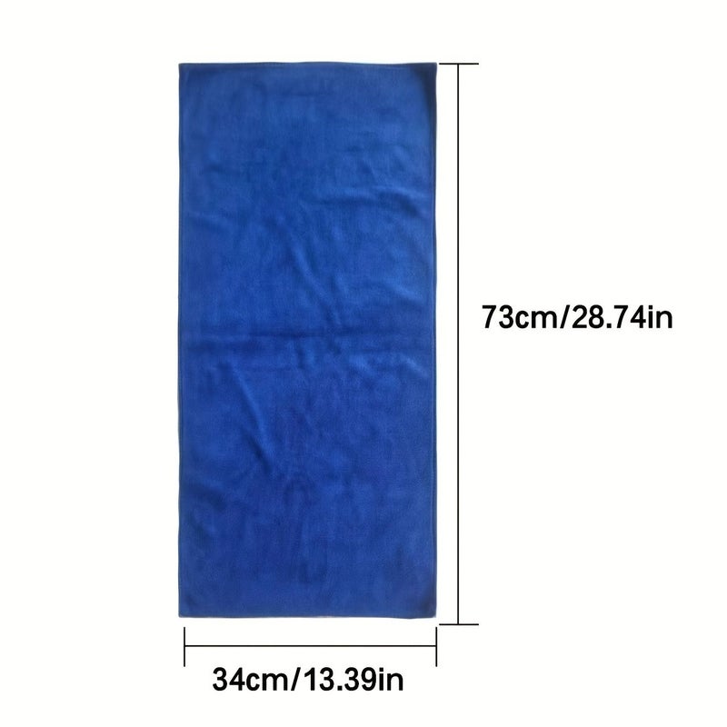 Super Absorbent Multi-Purpose Thickened Fiber Towel Purple for Kitchen Bathroom Beauty Hair Care Car Cleaning and Outdoor Use Quick Drying Lightweight Comfortable Ideal Travel Home 29.5in x 13.8in - Image 3
