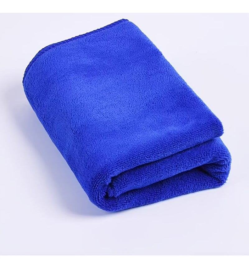 Super Absorbent Multi-Purpose Thickened Fiber Towel Purple for Kitchen Bathroom Beauty Hair Care Car Cleaning and Outdoor Use Quick Drying Lightweight Comfortable Ideal Travel Home 29.5in x 13.8in - Image 2