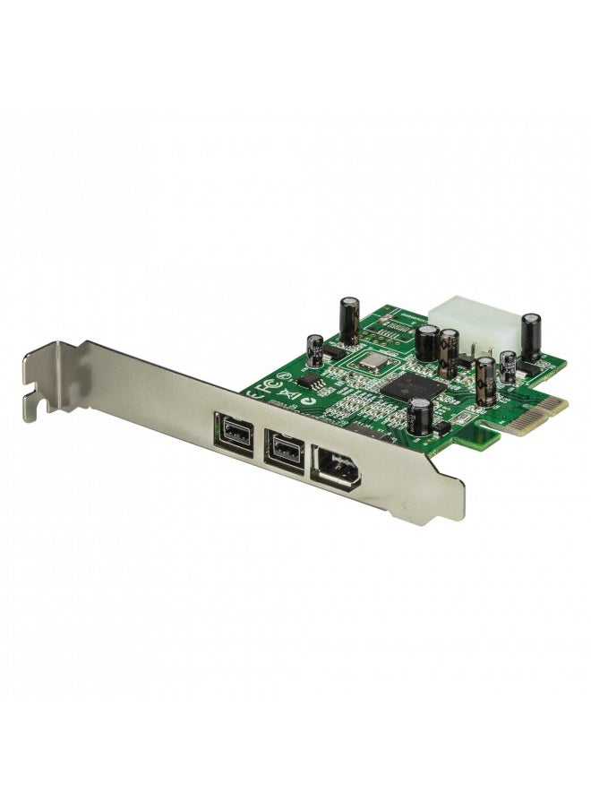 StarTech.com 3 Port 2b 1a 1394 PCI Express FireWire Card Adapter - 1394 FW PCIe FireWire 800 / 400 Card (PEX1394B3) - pzsku/ZB01F0778E96830663E1EZ/45/_/1732280654/87c0d773-d3f4-48db-a082-96cb57efc683