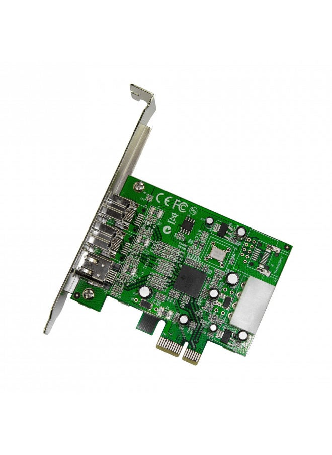 StarTech.com 3 Port 2b 1a 1394 PCI Express FireWire Card Adapter - 1394 FW PCIe FireWire 800 / 400 Card (PEX1394B3) - pzsku/ZB01F0778E96830663E1EZ/45/_/1732280657/099295b5-49f0-40ef-8ad8-9a44bd4102c4