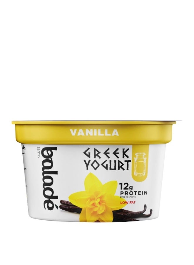 Greek Yoghurt, Vanilla - 180g, UAE