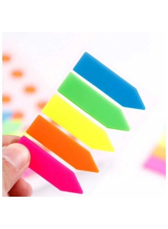 Multi-color sticky notes, writable page markers 100 pieces - Image 2