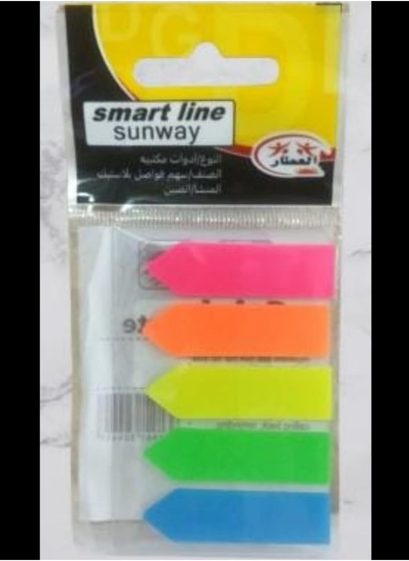 Generic - Multi-color sticky notes, writable page markers 100 pieces - Image 1