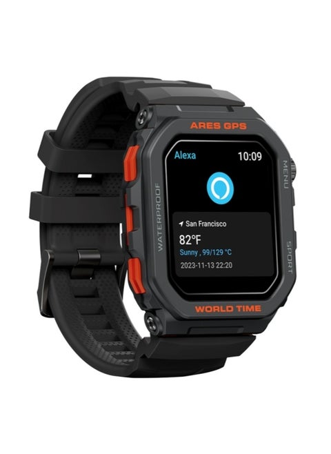 Zeblaze Ares Smartwatch with Large 1.75 Inch IPS HD Display Built-in GPS Route Import and Phone Call Function for Fitness Tracking