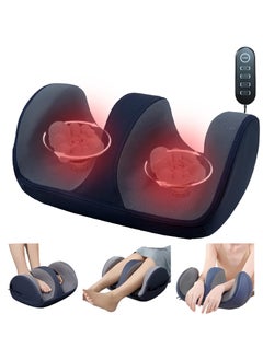 XiuWoo Electric Foot and Leg Massager Shiatsu Foot and Calf Massager with Heat Kneading Rolling for Neuropathy Wellness & Relaxation Calf Leg Arm Massager Promotes Blood Circulation  - Image 1