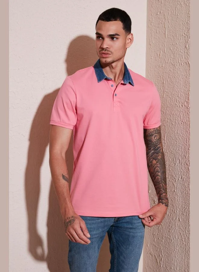 Buratti 100% Cotton Buttoned Regular Fit Polo Collar T Shirt Men's POLO COLLAR T SHIRT 5902134